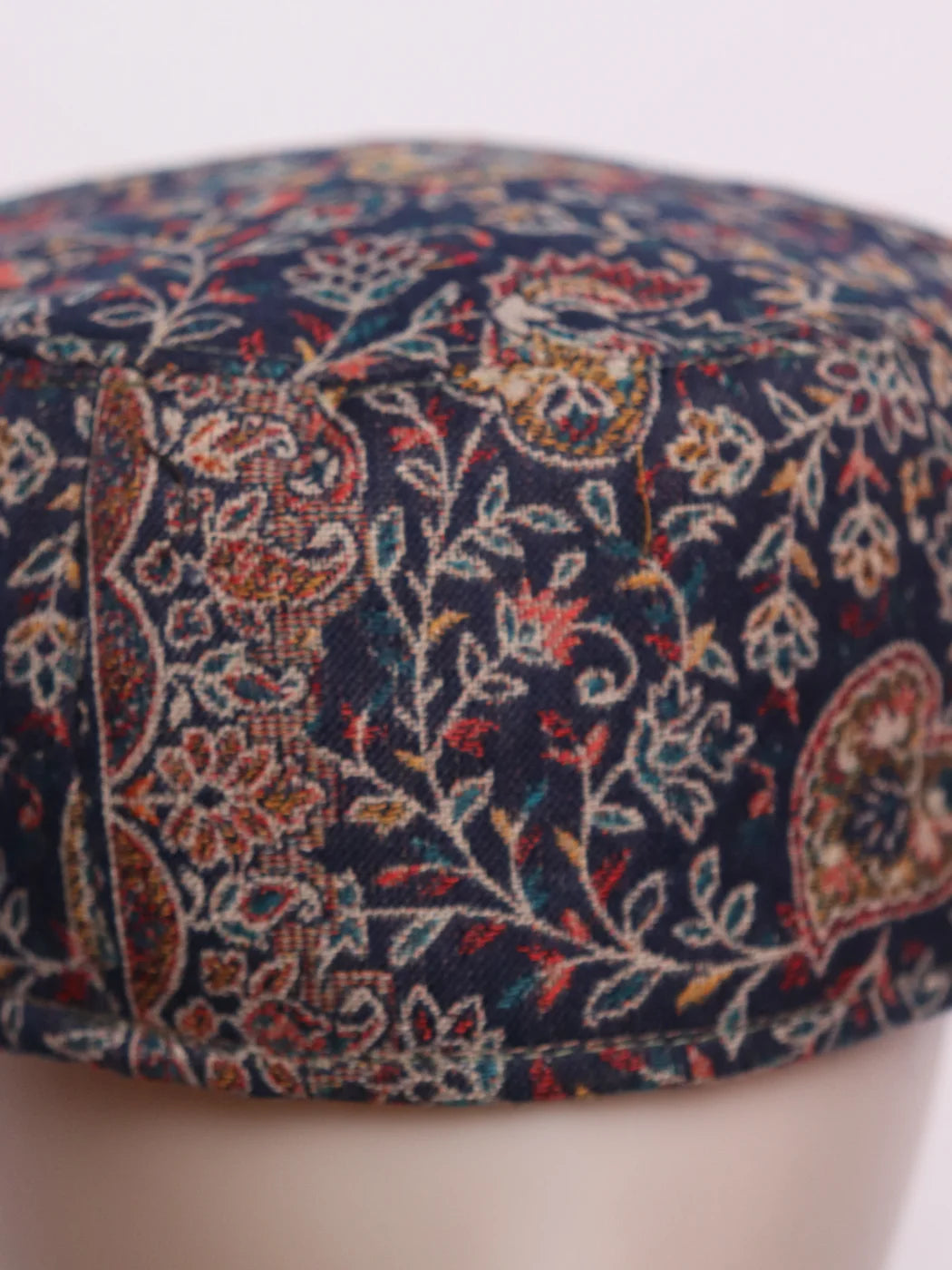 Navy-blue Kashmiri Stylish Kani Cap |Topi for Men Aslam