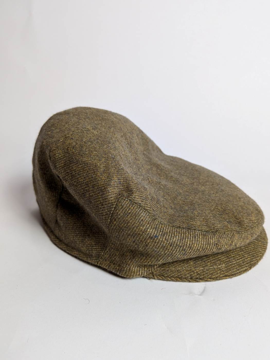 brown olive green cap