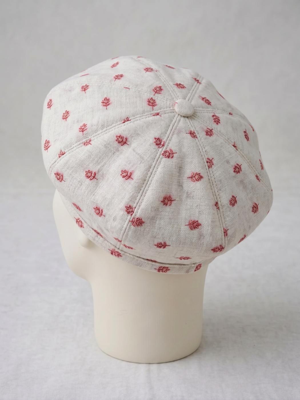 Hand Sozni Work Beret Cap 8 Panel