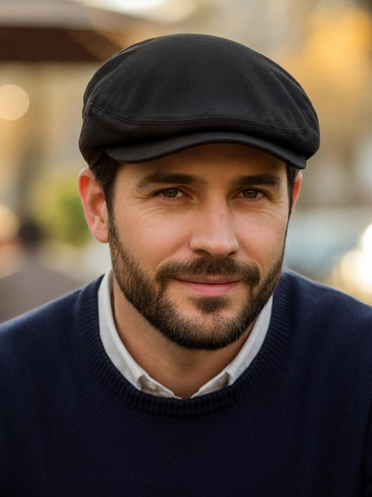 Golf Flat Cap – Lightweight, Breathable, Solid Colors