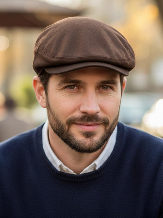 Golf Flat Cap – Lightweight, Breathable, Solid Colors