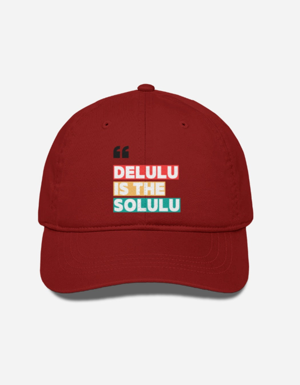 red cap delulu for men and women