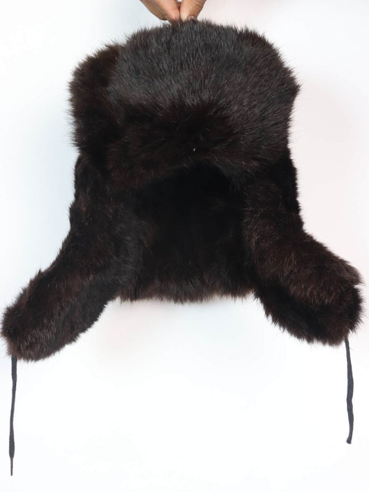 black fur cap in Kashmir
