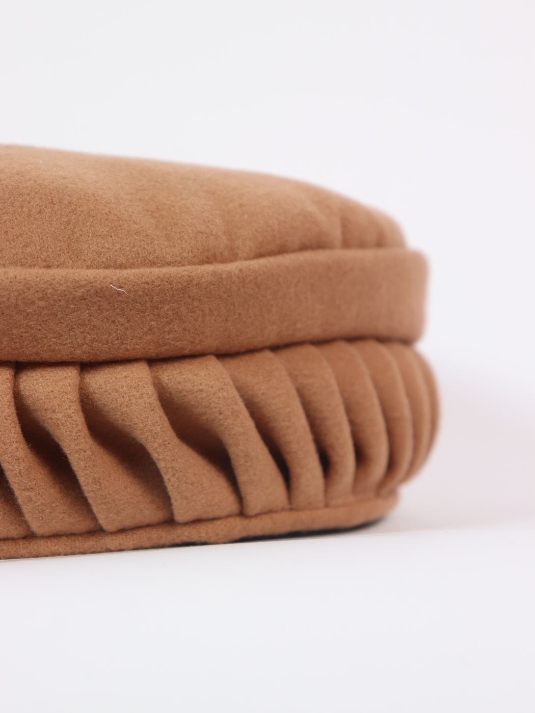 brown pakol twisted cap for men