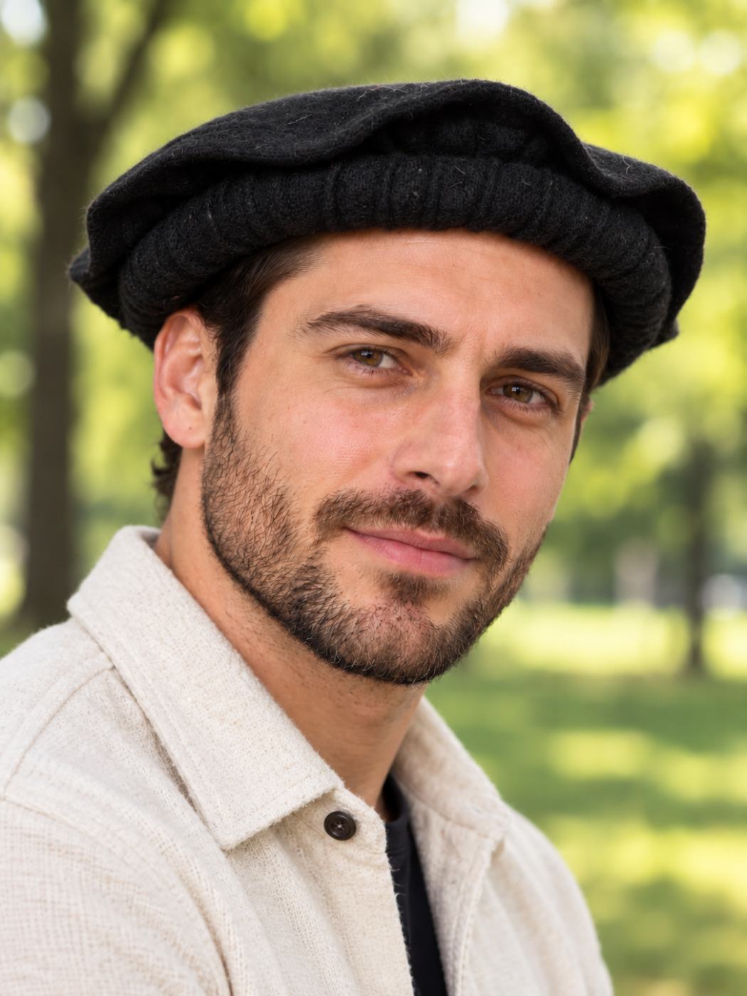 Premium Afghani Pakol Handmade Cap In Black