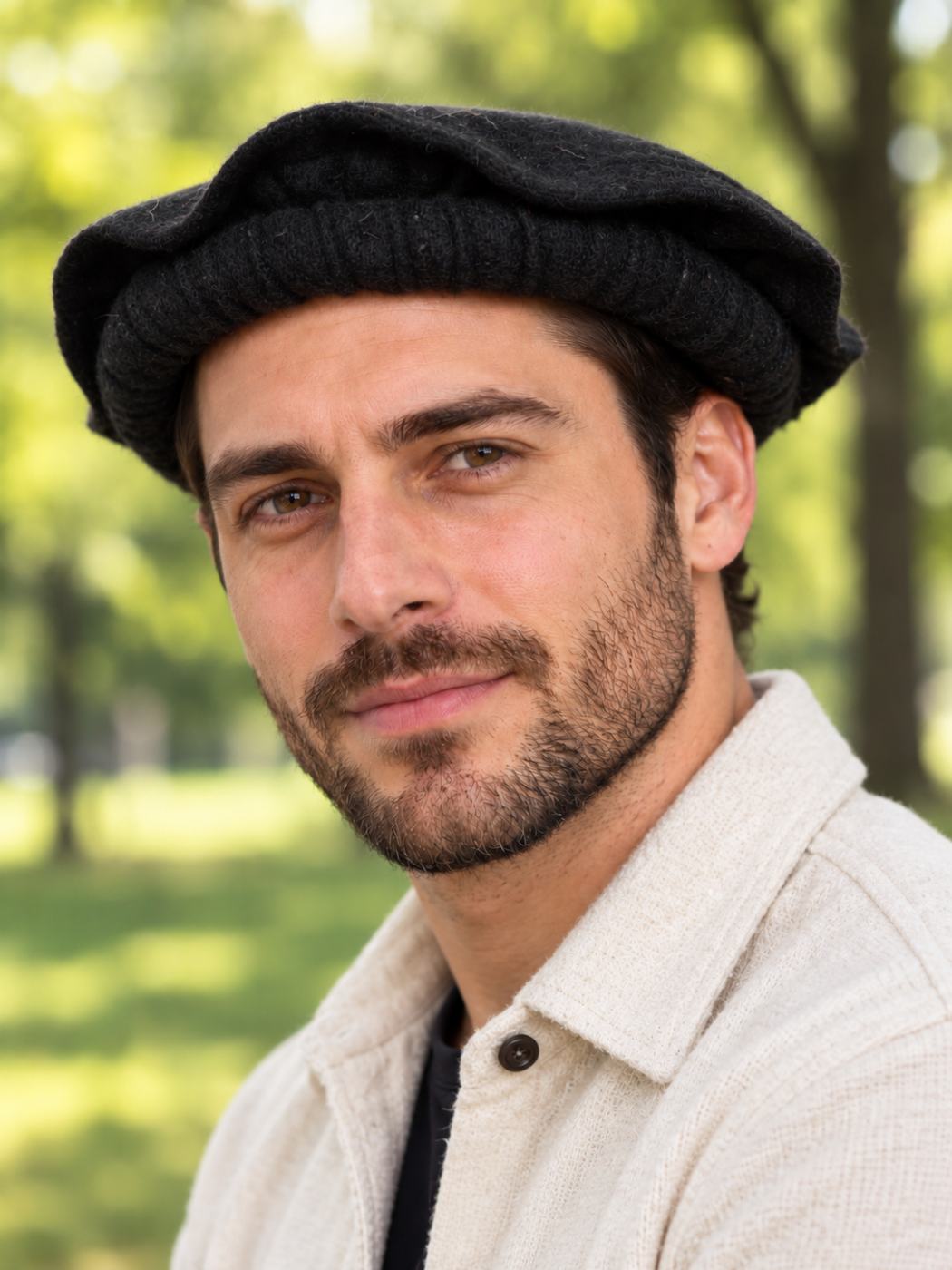 Premium Afghani Pakol Handmade Cap In Black