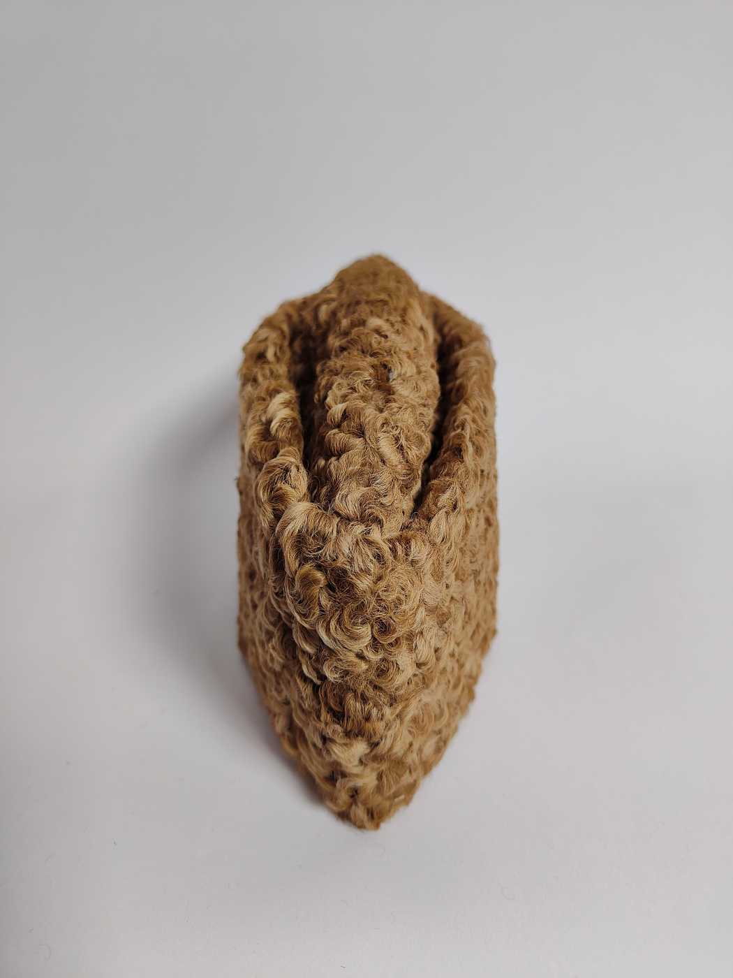 top side view karakul fur