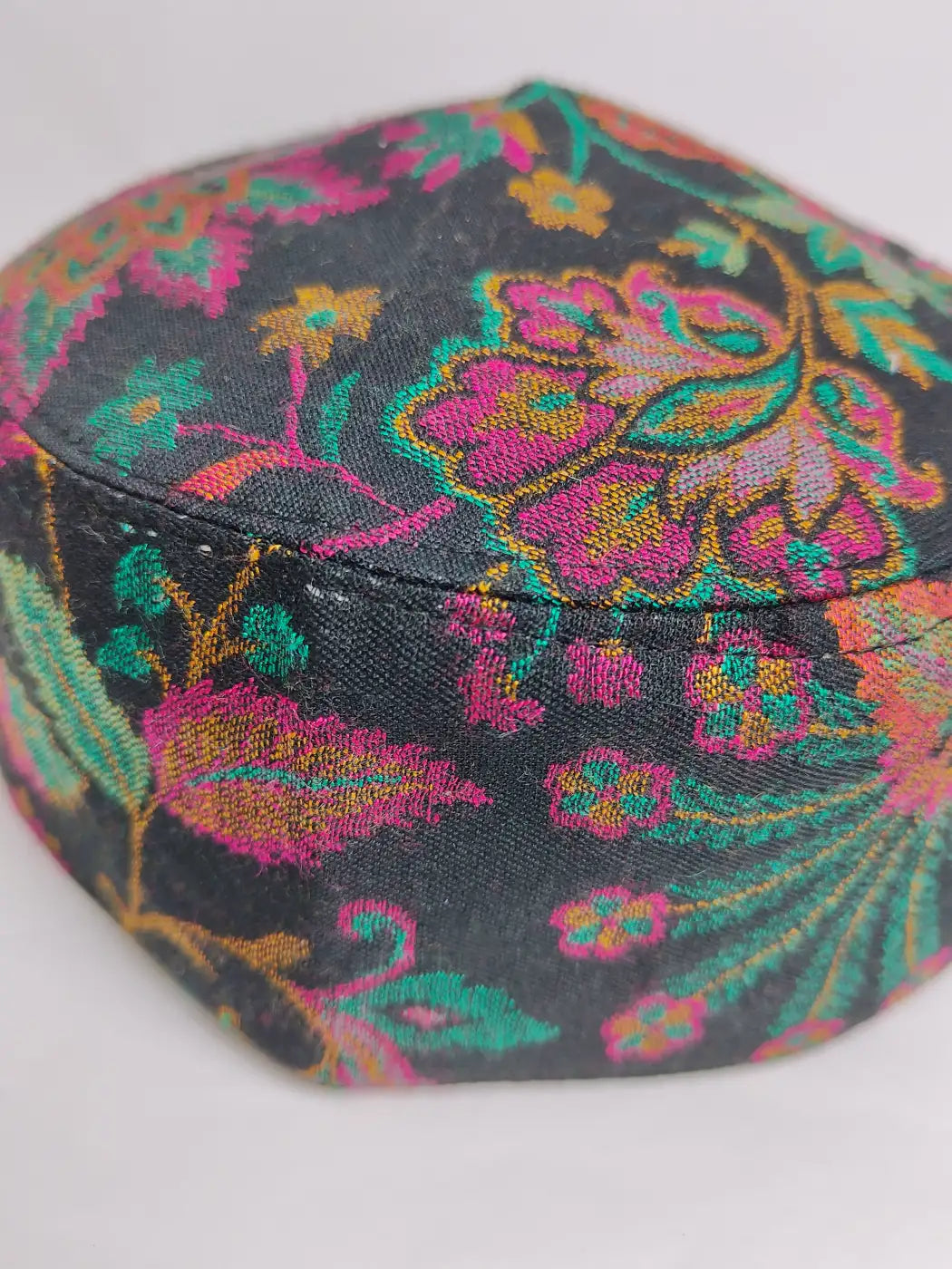 Kashmiri unique cap in kani woven pattern