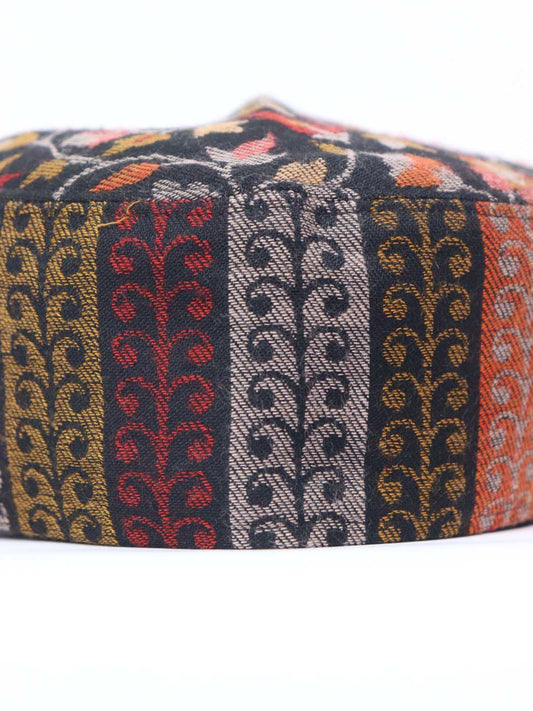 lakeer woven pattern cap