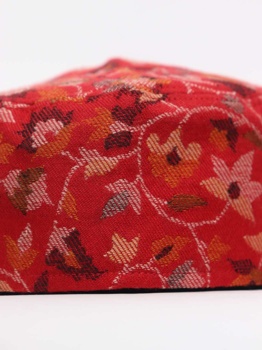 red kani woven cap