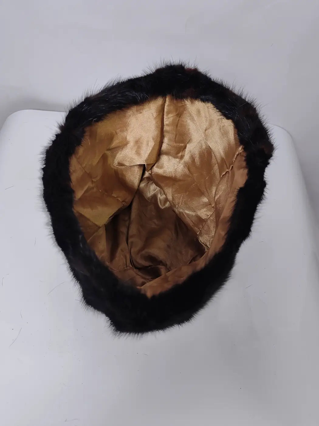 Cap in Dark Brown Mink Fur Fursat