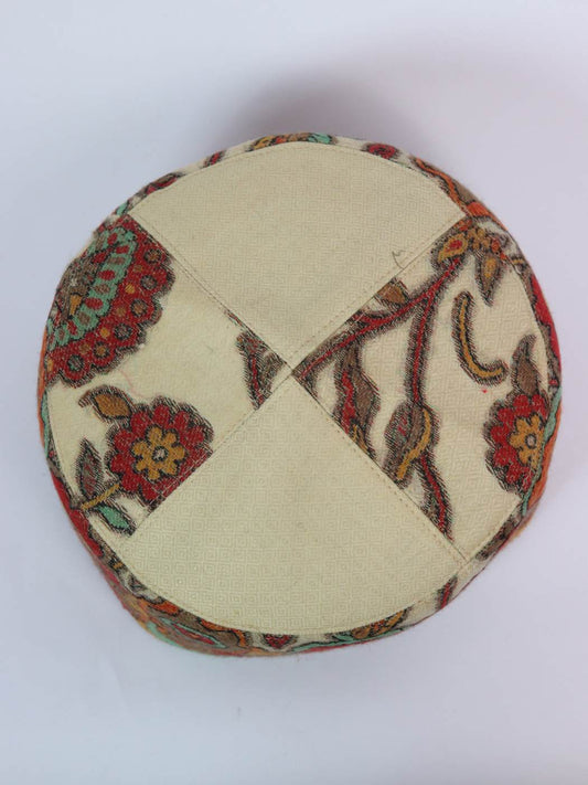 Kashmiri cap top side panel design