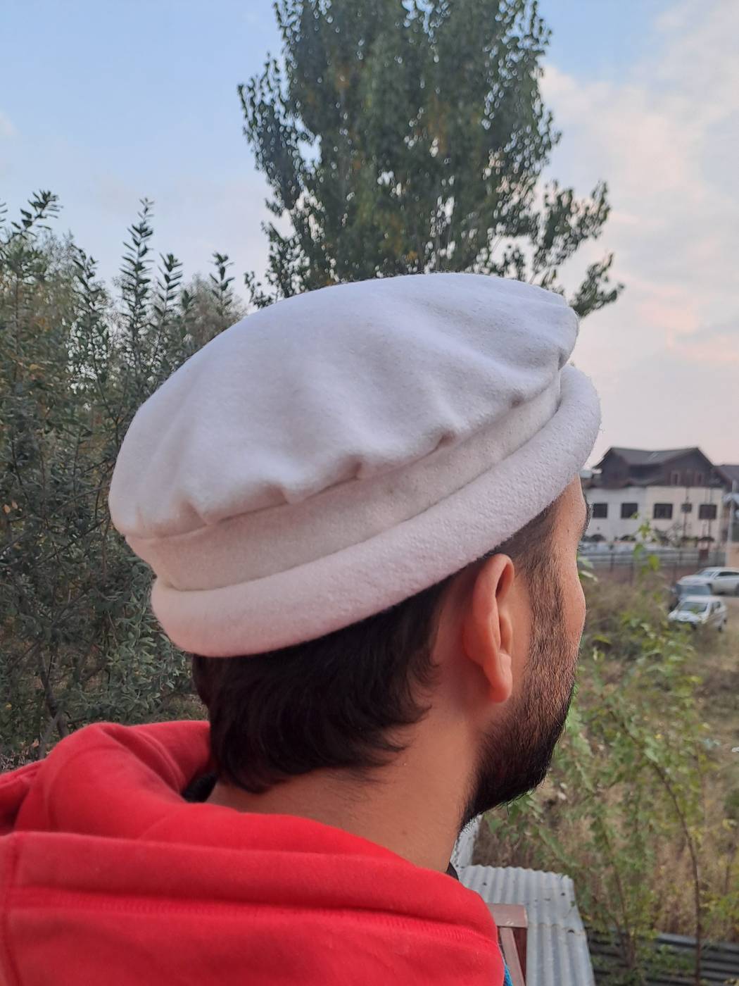 White Pakol Cap | Stylish and Warm
