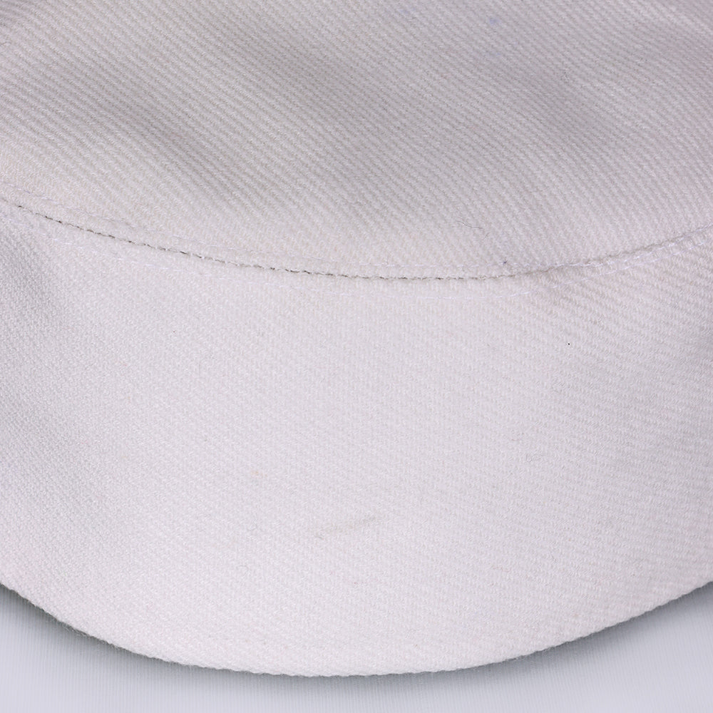 Plain White Toosha Topi | Cap