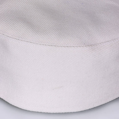 Plain White Toosha Topi | Cap