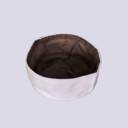 Plain White Toosha Topi | Cap