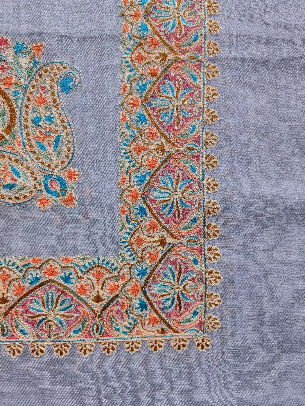 arabic rumal made in kashmir with border work
