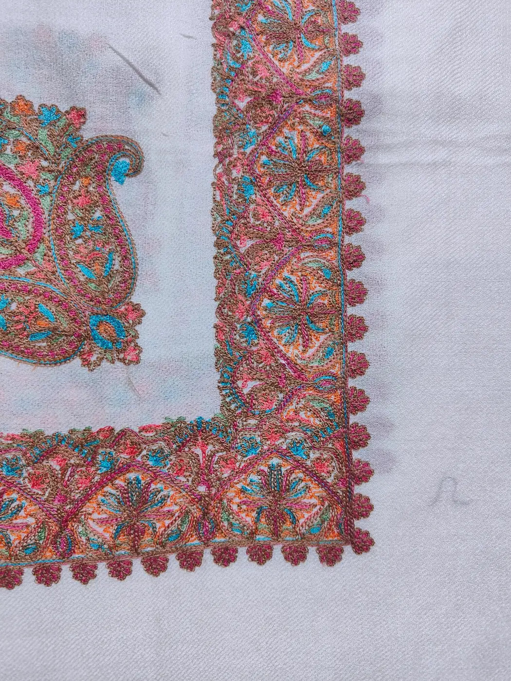arabic rumal made in kashmir with border work