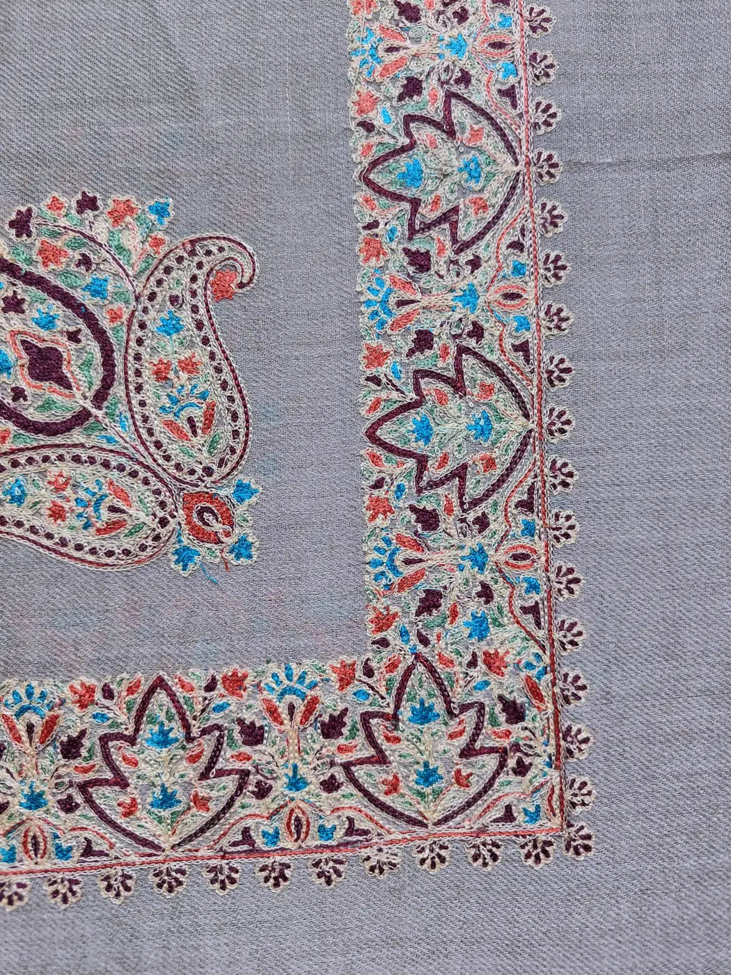 arabic rumal made in kashmir with border work