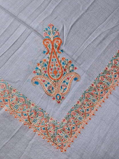arabic rumal made in kashmir with paisley moti at corner