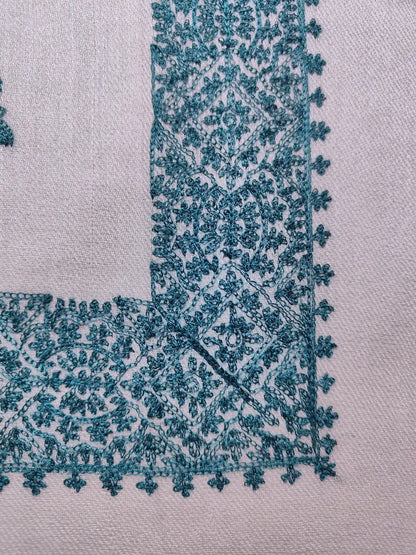 arabic rumal with kashmiri embroidery