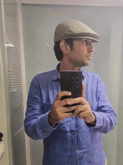 Cotton Formal Cap for Men | Flat Office, Golf Style Hat