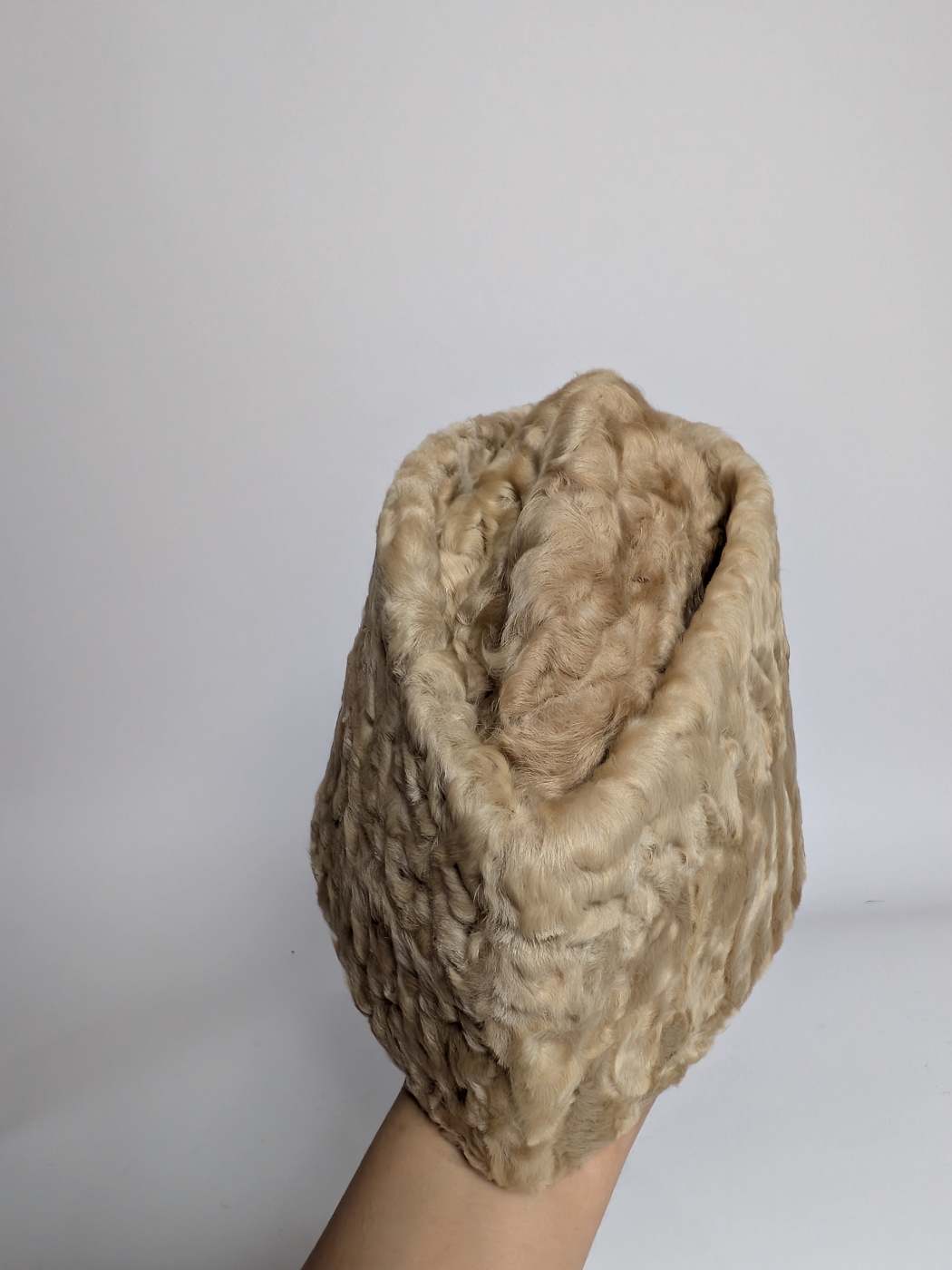 Premium Golden Brown Karakul Cap
