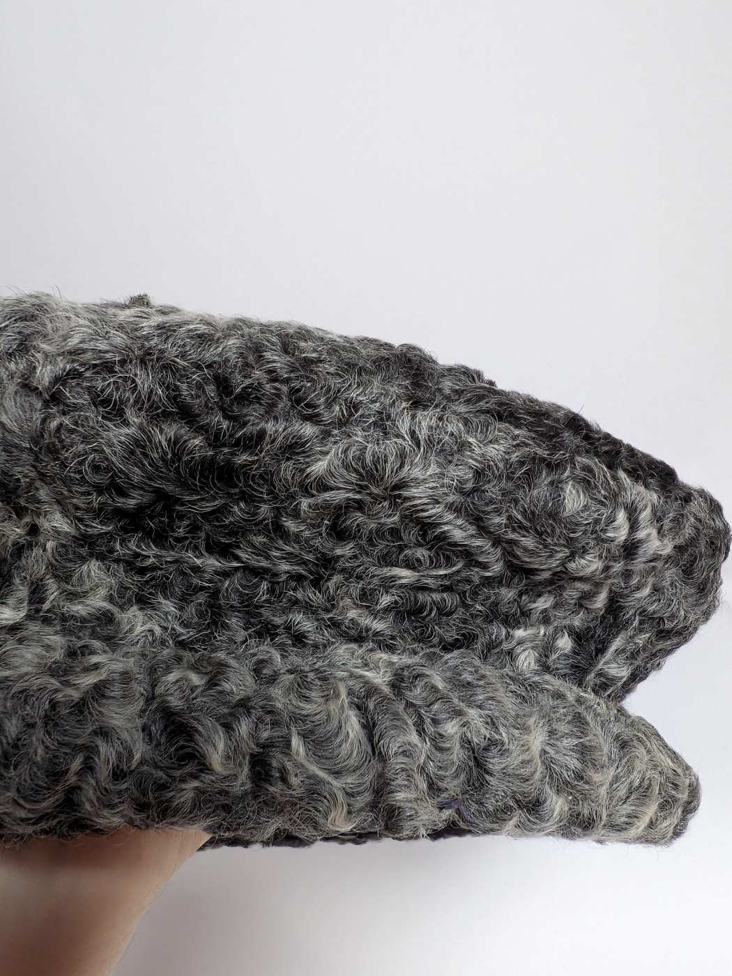 Premium and Elite Round Karakul Cap | Greyish Black | Handmade Fur Cap