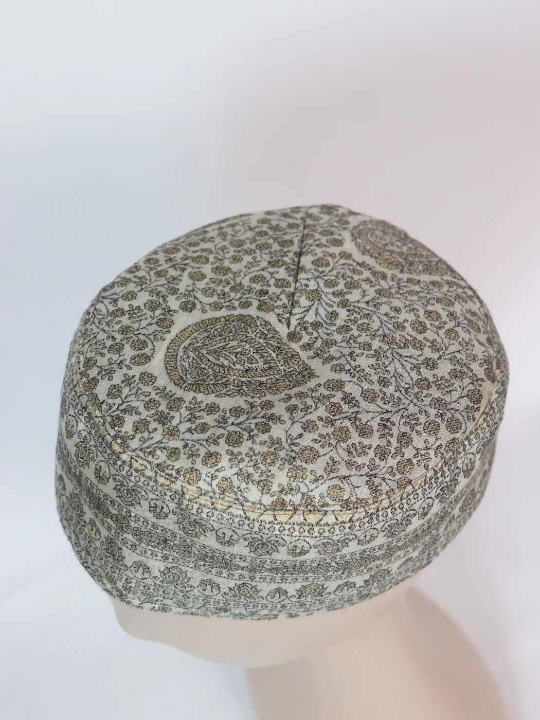 Hanan Kashmiri Designer White Cap for Men