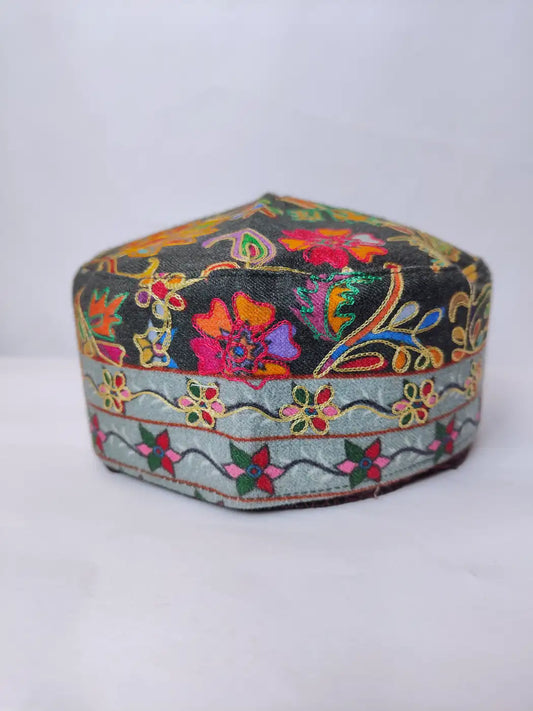 kalamkari Kashmiri cap 