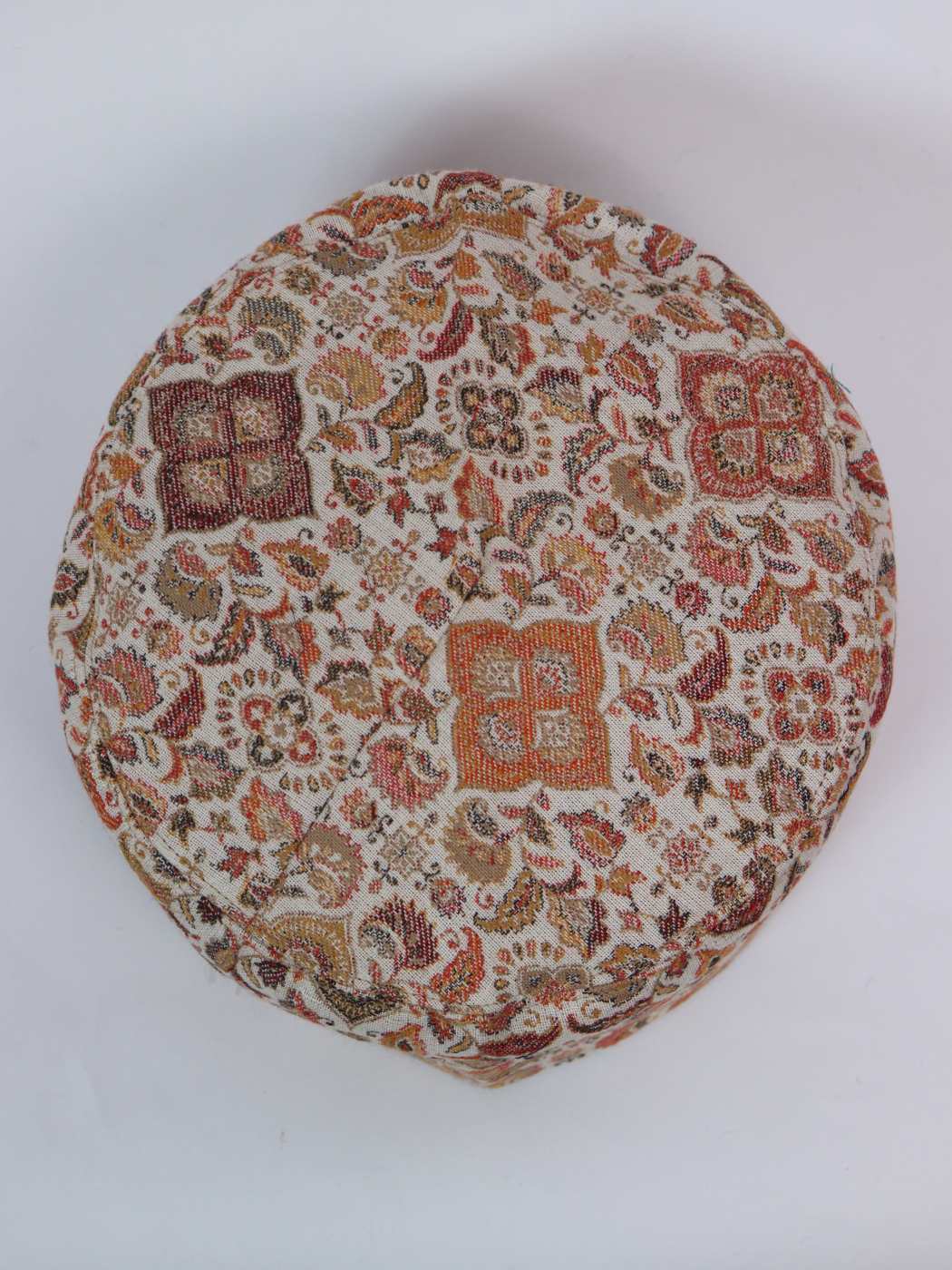 Faheemi Cream Kashmiri Traditional Kani Cap