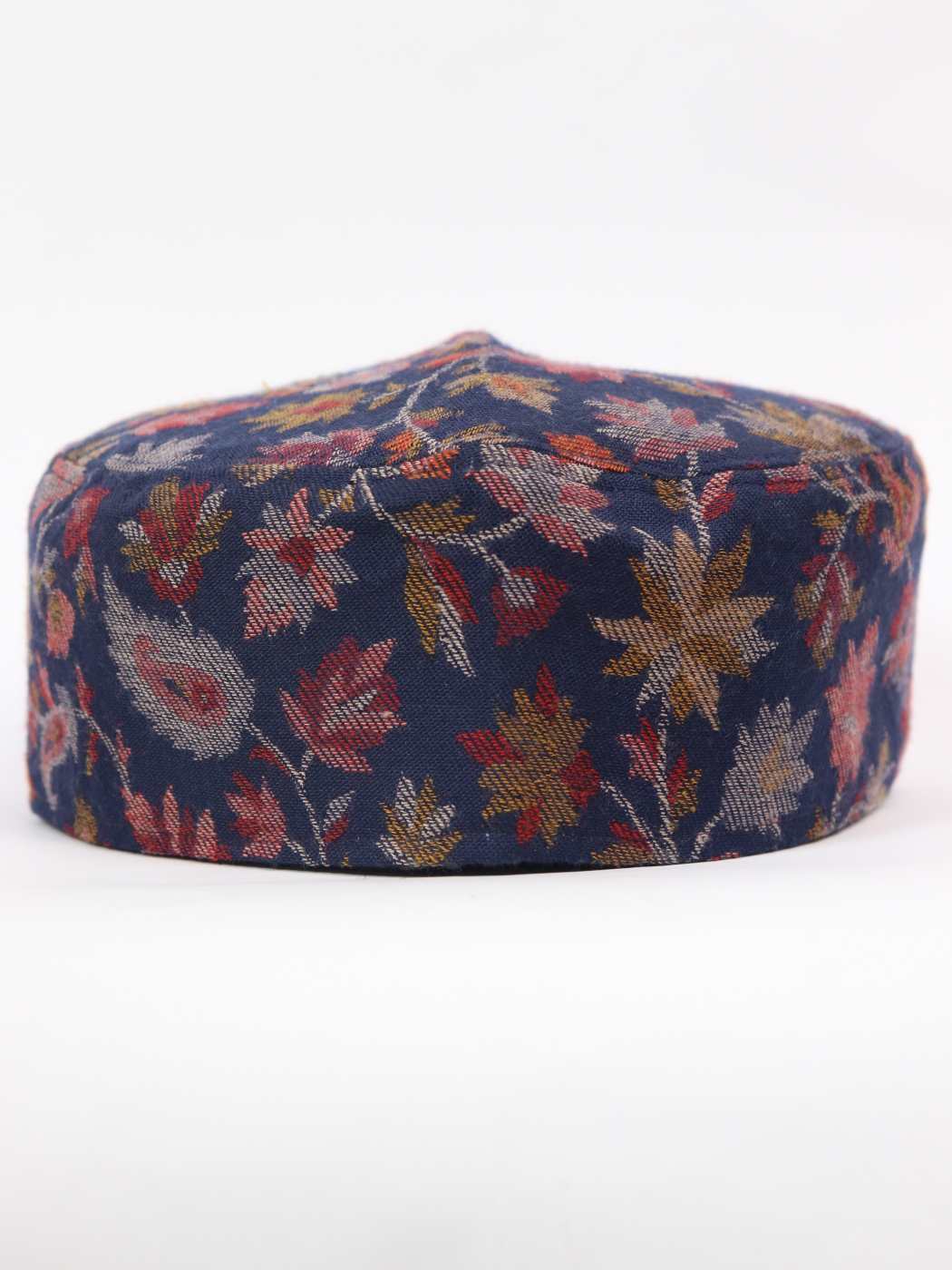 Kashmiri round cap in floral motifs