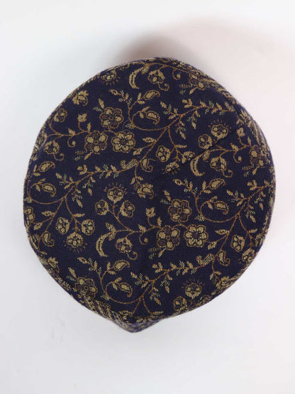 round cap from Kashmir in kani pattern 