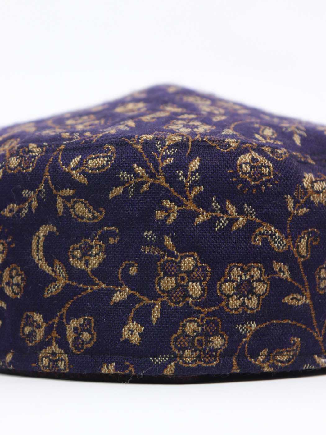 kani cap from Kashmir in dark blue