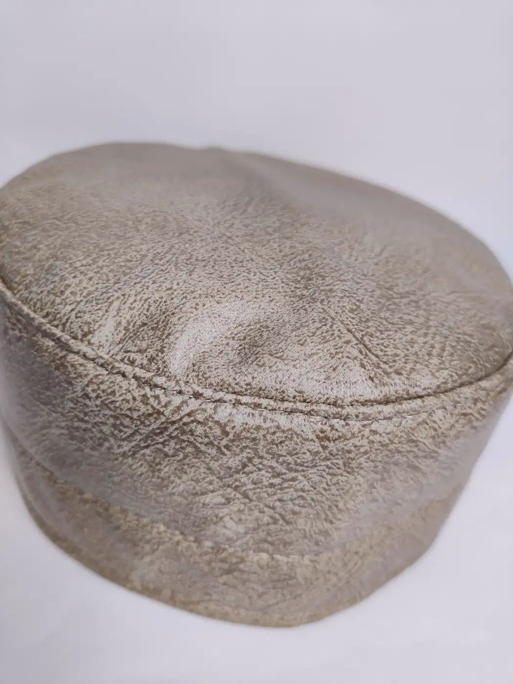 leather material cap from Kashmir 