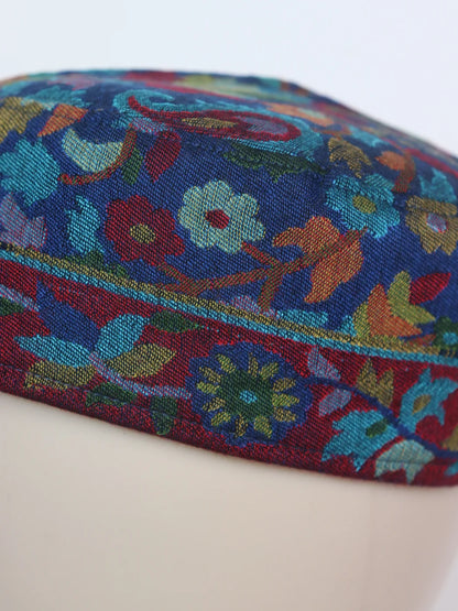 Farhan Kashmiri Blue Unique Cap For Men