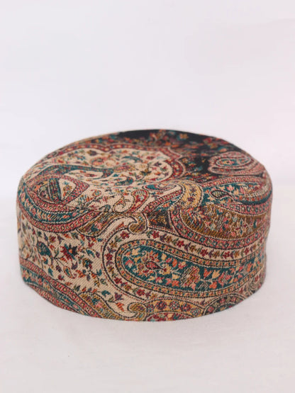 Mahraz Stylish Kashmiri Kani Cap |Topi for Men