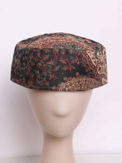 Traditional Kashmiri Handmade Kani Cap |Topi for Men Noor