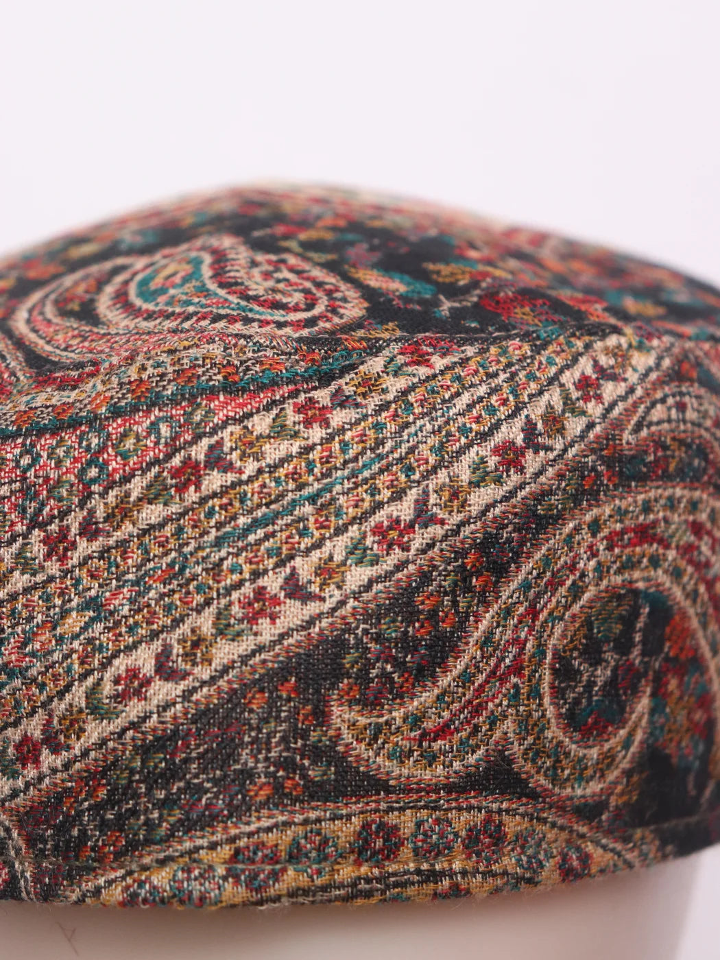 Saleem Kashmiri Stylish Kani Cap |Topi for Men In Black
