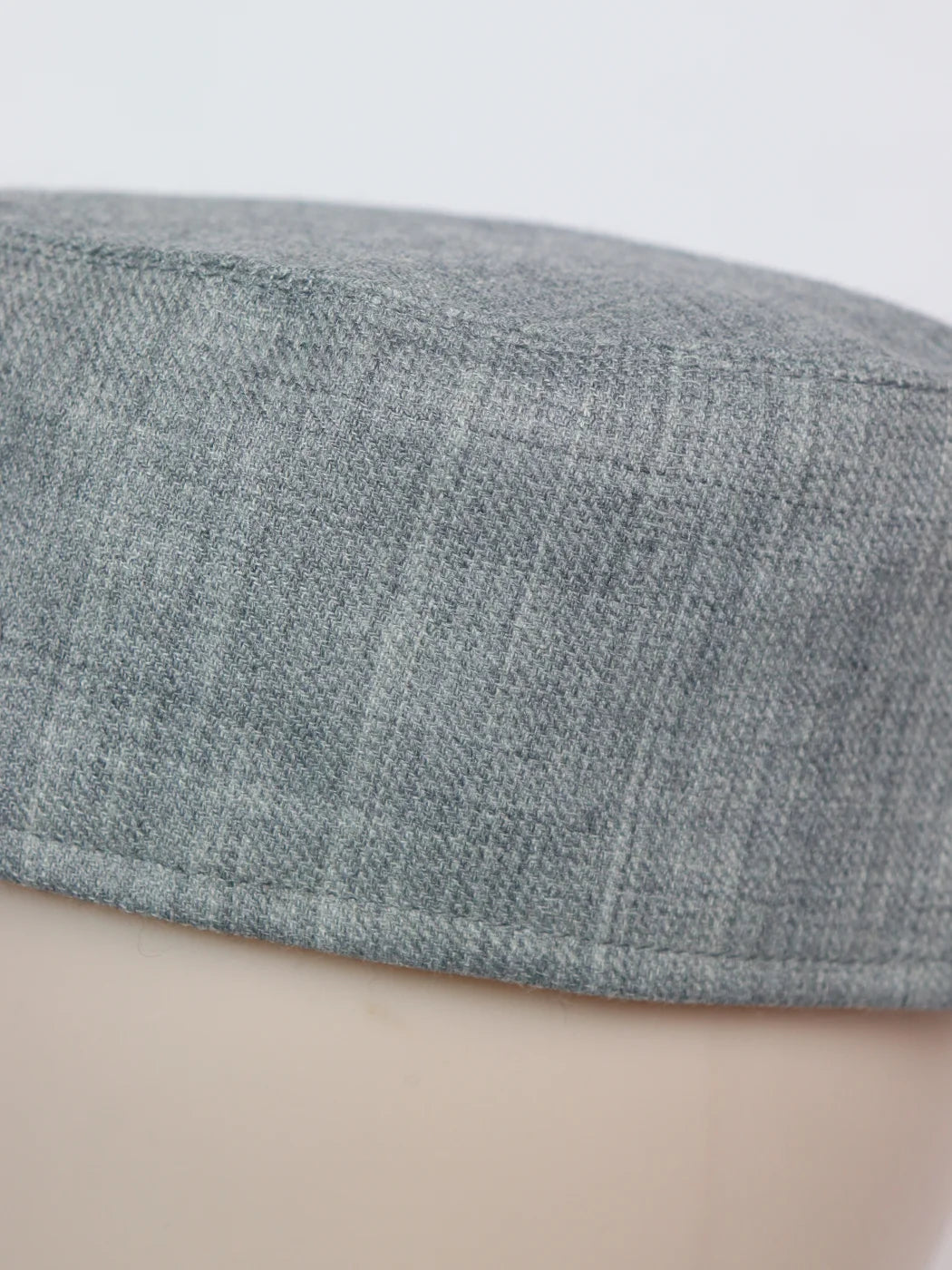Kashmiri Decent Grey Plain Cap For Men Aamir