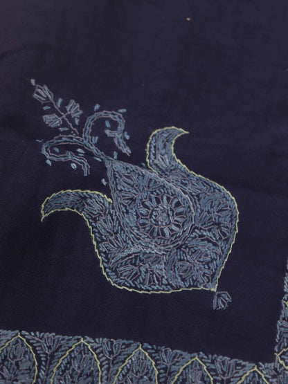 MP Pashmina Middle East Shemagh Headscarf With Kashmiri Hand Sozni Work