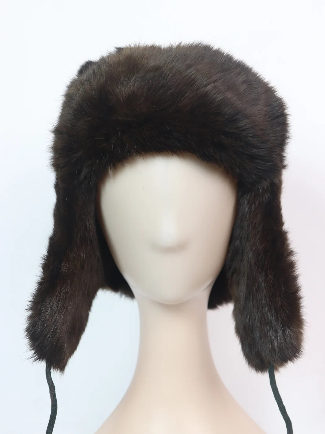 Kashmiri Stylish Cap in Brown Fur Qazi