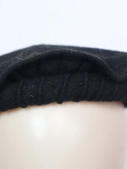 Premium Afghani Pakol Handmade Cap In Black
