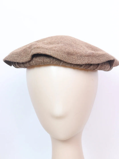 Premium Light Brown Afghani Pakol Cap Shams