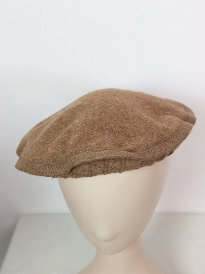 Premium Light Brown Afghani Pakol Cap Shams