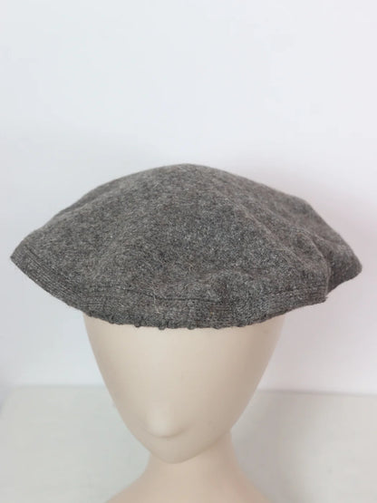 Premium Gulzar Pakol Cap In Grey With Handmade Afghani Wool