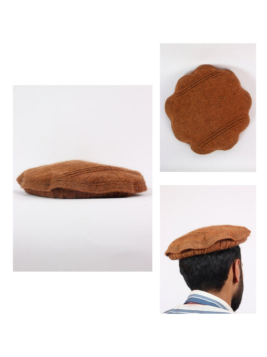 Abdullah Pakol Cap | Handmade Afghani Wool Topi