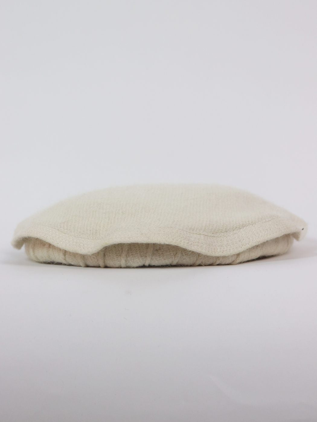 Original Off White Floral Afghani Pakol Cap | Handmade Pathani Hat