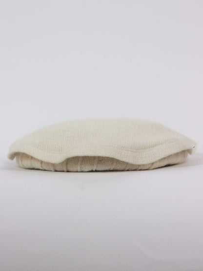 Original Off White Floral Afghani Pakol Cap | Handmade Pathani Hat
