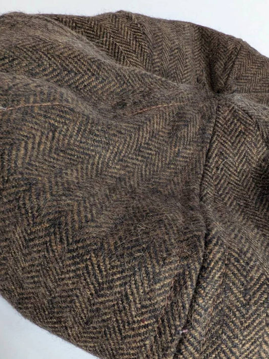 French Tweed Newsboy Cap in Peaky Blinders Style | Brownish Lines